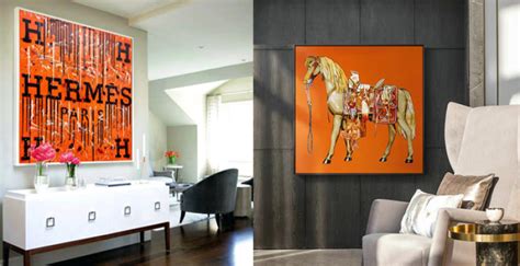 hermes paintings|hermes framed wall art.